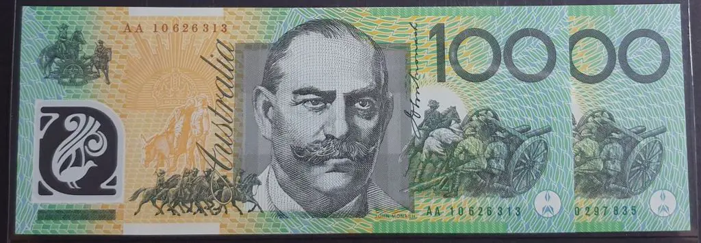 2010 $100 Stevens/Henry First Year Prefix ... Image 1++