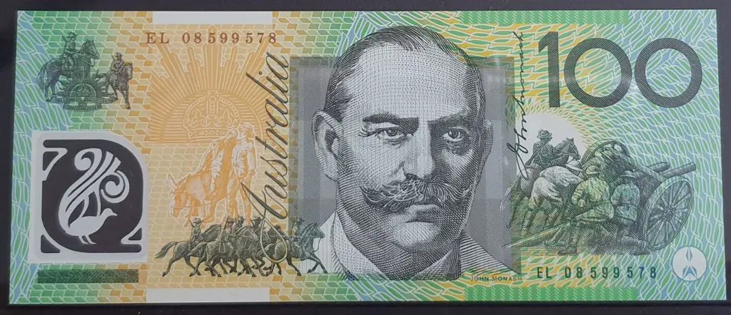 2008 $100 Stevens/Henry Last Year Prefix ... Image 1++