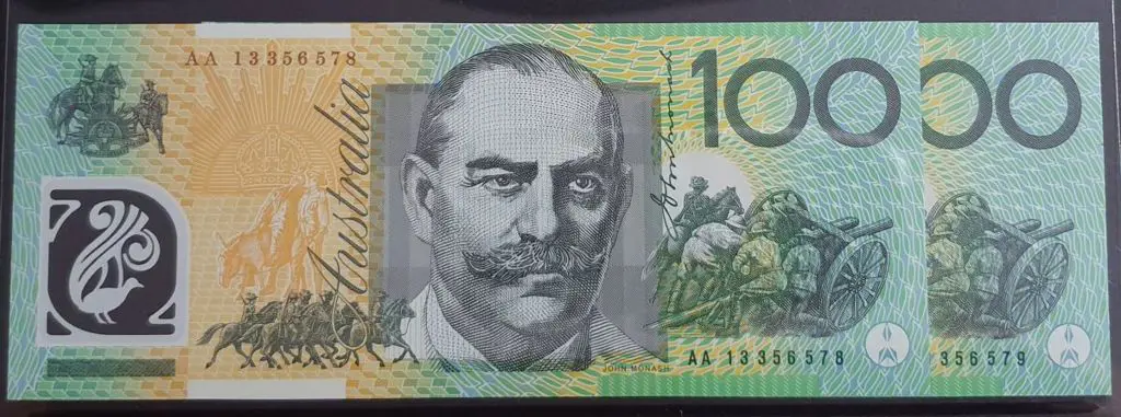 2013 $100 Stevens/Parkinson First Signature Prefix ... Image 1++