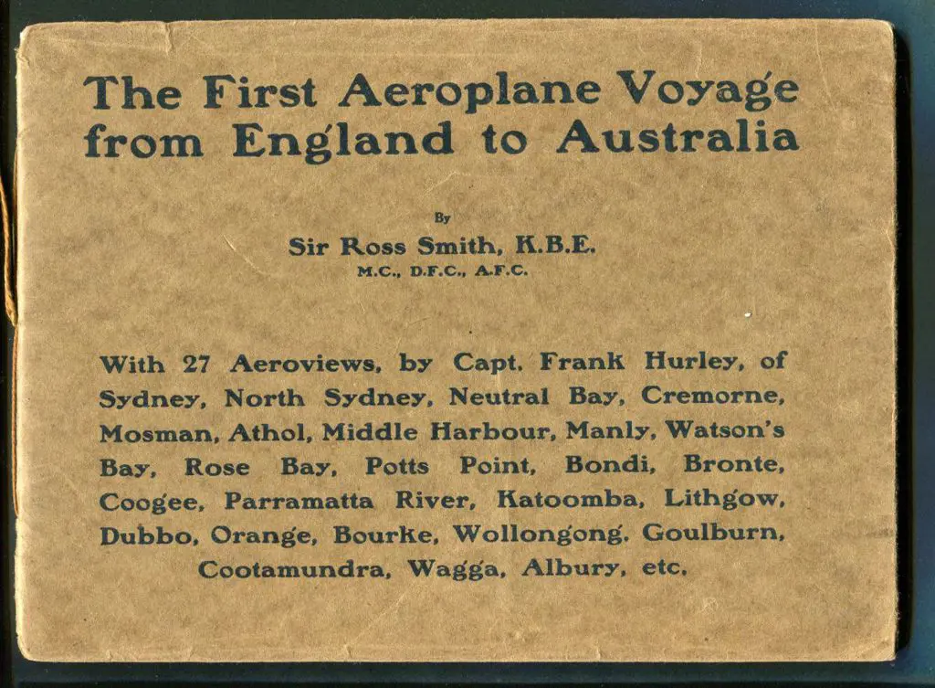 1919 (12th Nov) "The First Aeroplane Voyage from ... Image 1++