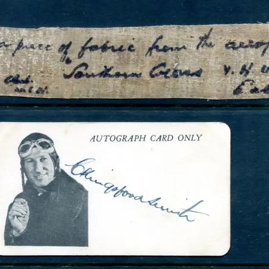 A piece of fabric from the aeroplane Southern ...