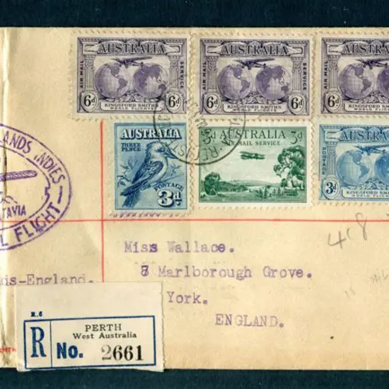 1931 (22nd May) Aust to England via Java Perth ...