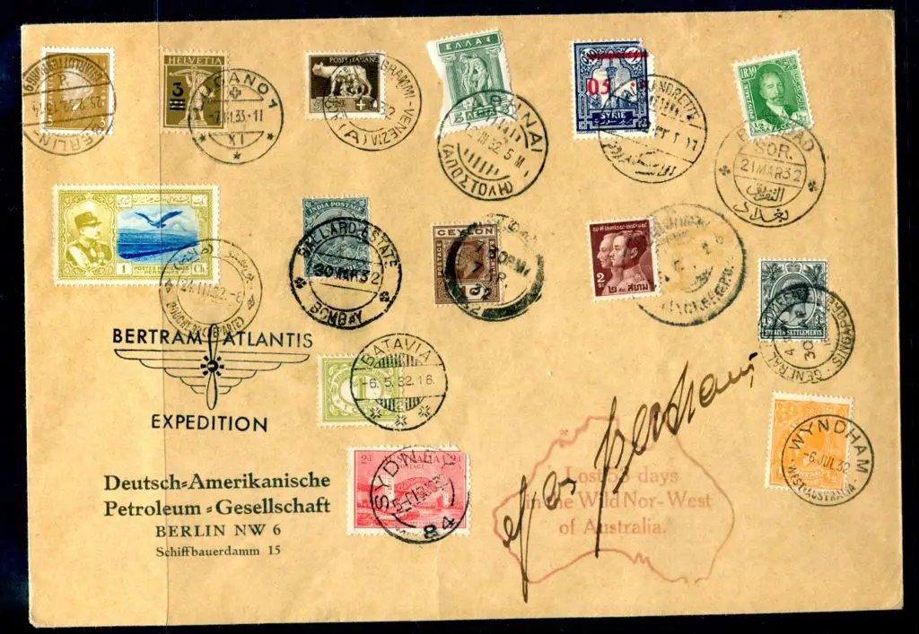 1932 (2nd Jan) Germany to Australia flight by ... Image 1++