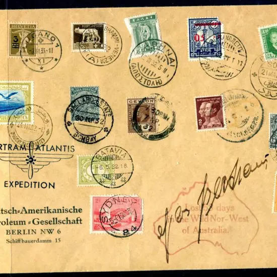 1932 (2nd Jan) Germany to Australia flight by ...