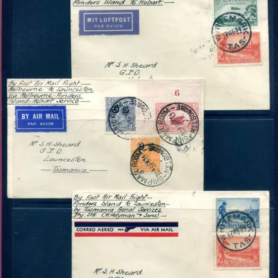 1934 (17th Dec) Victoria to Tasmania Renewed ...