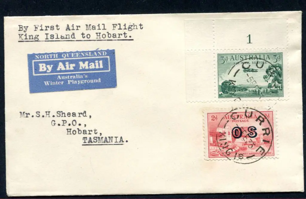 1935 (4th Feb) "King Island to Hobart" typed ... Image 1++