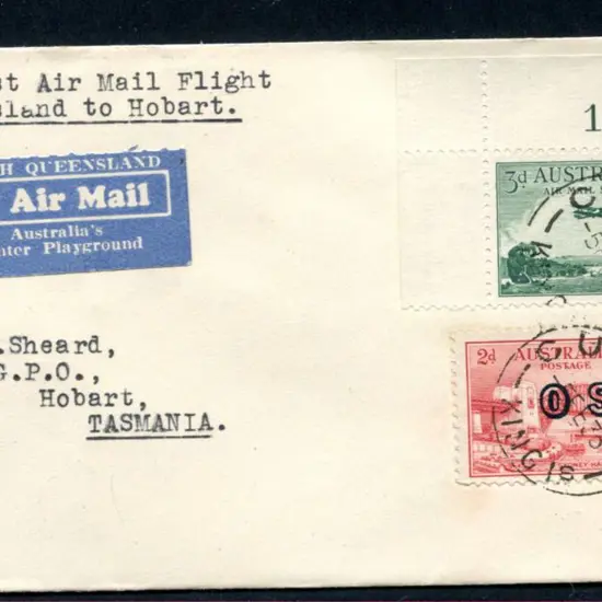 1935 (4th Feb) "King Island to Hobart" typed ...