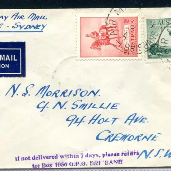 1935 (23rd June) "Brisbane to Sydney First Sunday ...