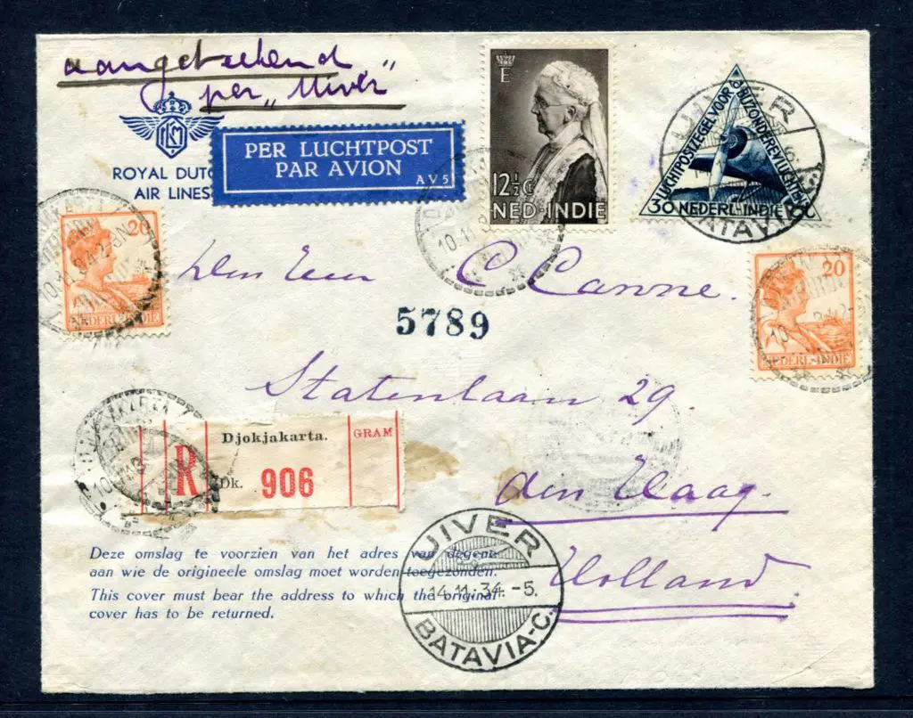 Netherlands 1934 (2nd Nov) MacRobertson Air Race ... Image 1++