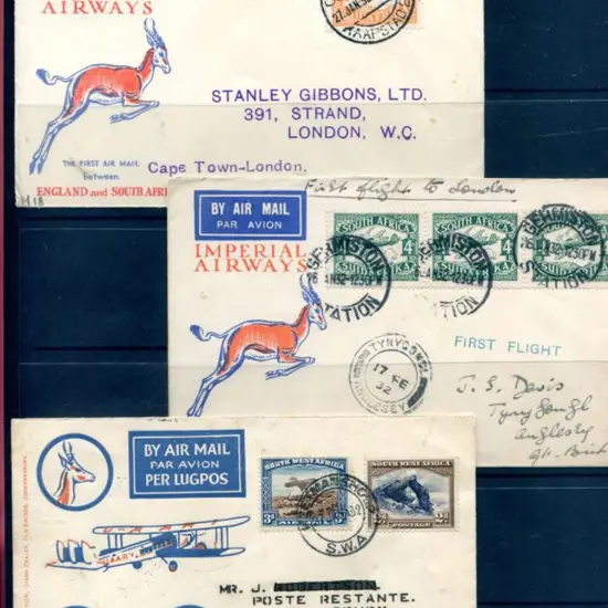 South Africa 1932 (27th Jan) Imperial Airways to ...