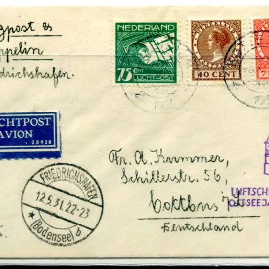 1931 (8th May) "Ostseejahr" Round flight cover ...