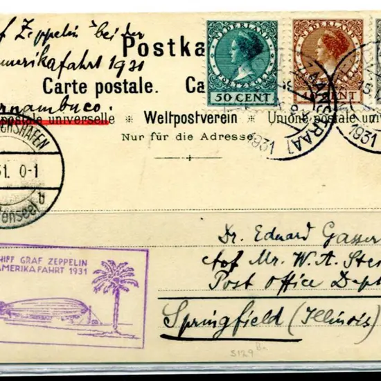 1931 (14th Sept) 2nd South America flight with ...