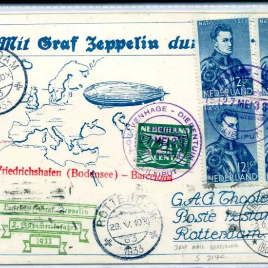 1933 (27th May) Netherlands 2nd South America ...