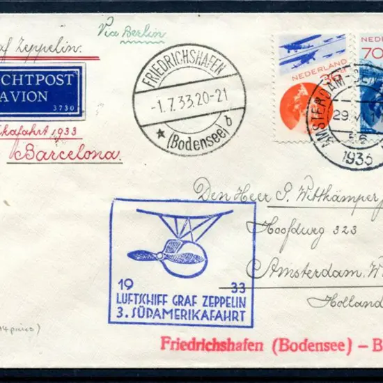 1933 (29th June) Netherlands 3rd South America ...