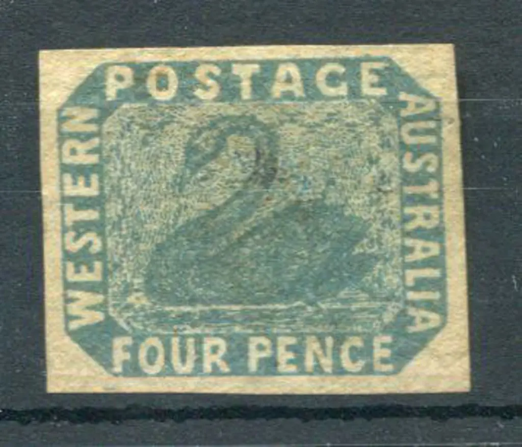 1854 4d deep dull blue. Unused mint with large ... Image 1++