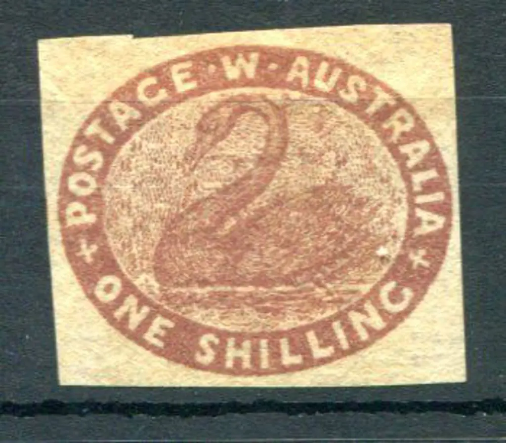 1854 1/- deep red-brown. Unused without gum. ... Image 1++
