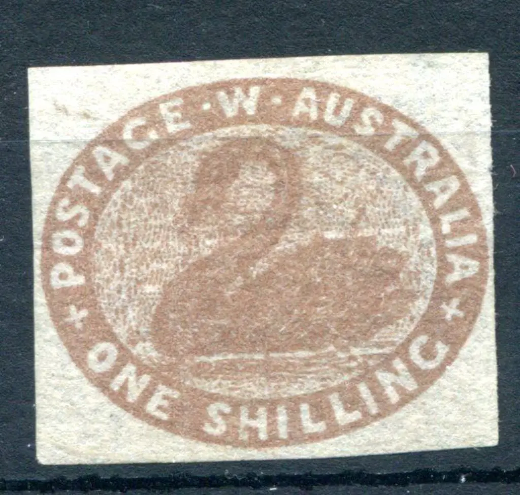 1855 1/- pale brown. Mint examples with clear ... Image 1++