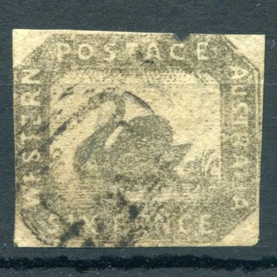 1859 6d grey-black with four close to touching ...