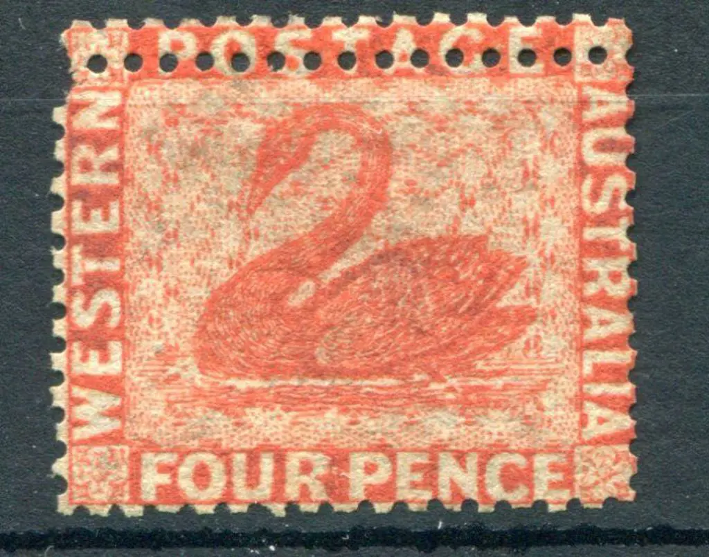 1861 4d vermilion, perf. 14, Somerset House with ... Image 1++