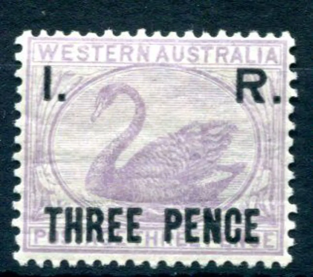 1882 3d lilac ovptd "I.R. THREE PENCE". MLH. ... Image 1++