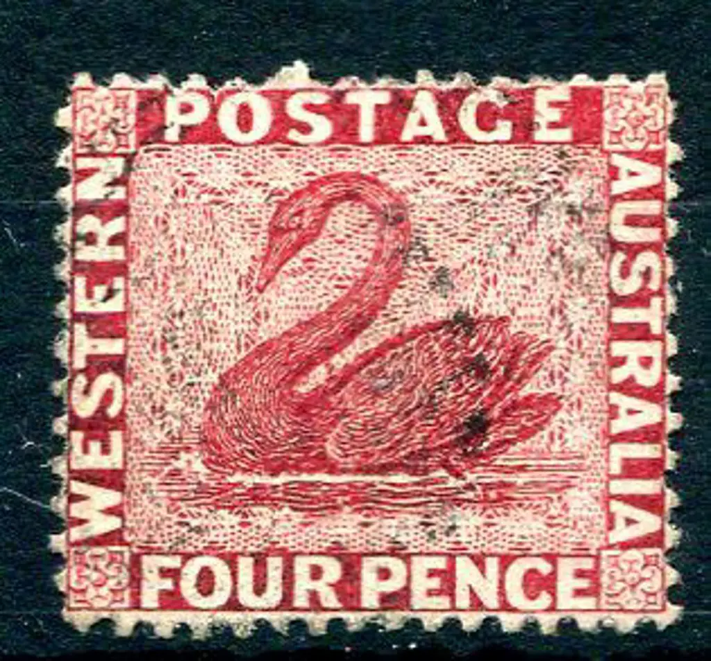 1885 4d carmine, perf. 14 with CR/CA wmk upright & ... Image 1++