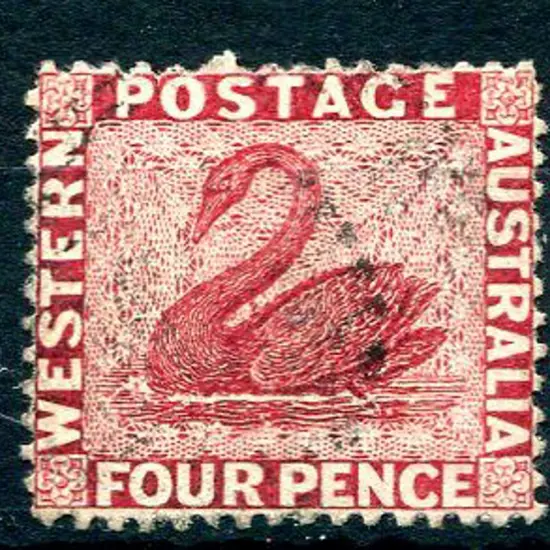 1885 4d carmine, perf. 14 with CR/CA wmk upright & ...