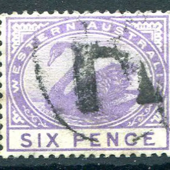 1885 6d bright violet with wmk C/CA sideways ...