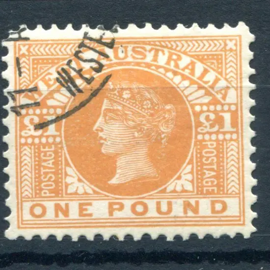 1909 £1 orange with part Perth cds for inclusion ...