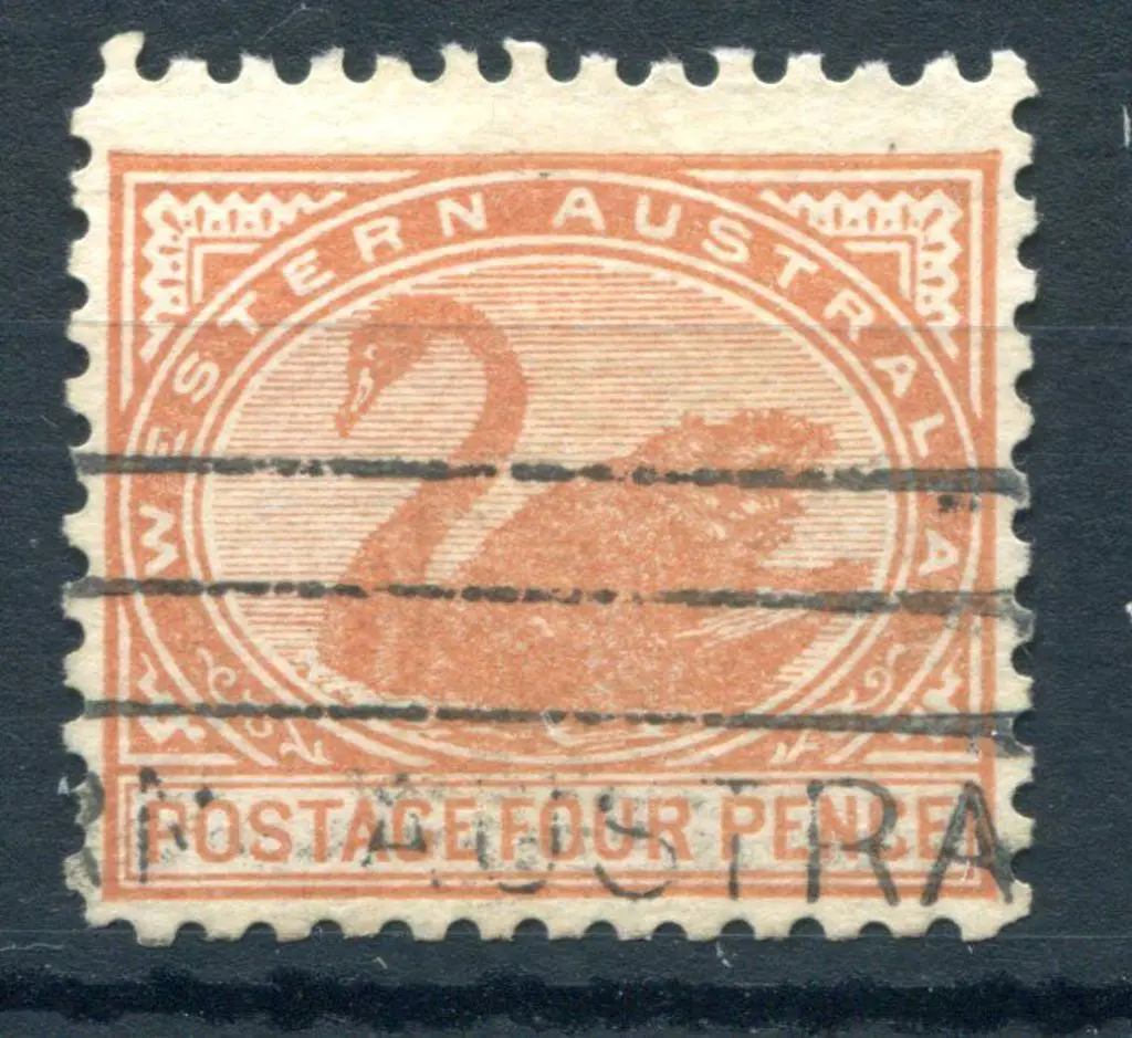 1902 4d chestnut. Fine used with neat machine ... Image 1++