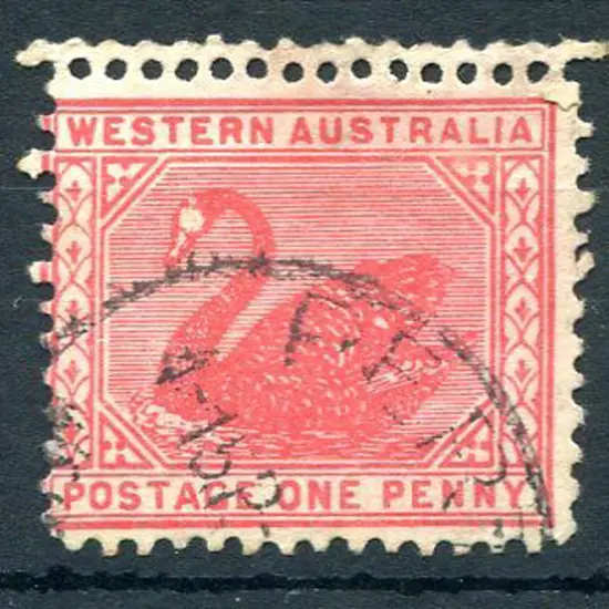 1905/12 1d rose-red, sideways left Crown/A wmk, ...