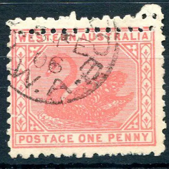 1905/12 1d rose-red perf. 11 with upright Crown/A ...