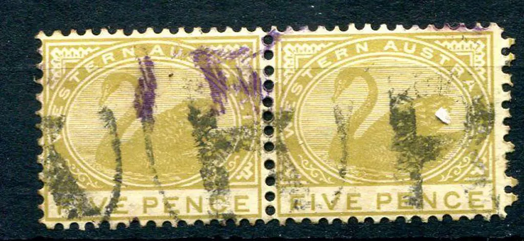 1905/12 5d olive-bistre swan, Crown/A wmk with ... Image 1++