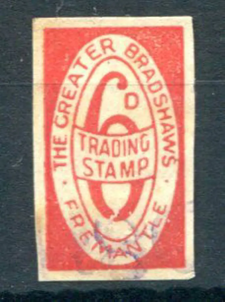 1900c 6d "THE GREATER BRADSHAWS TRADING STAMP ... Image 1++