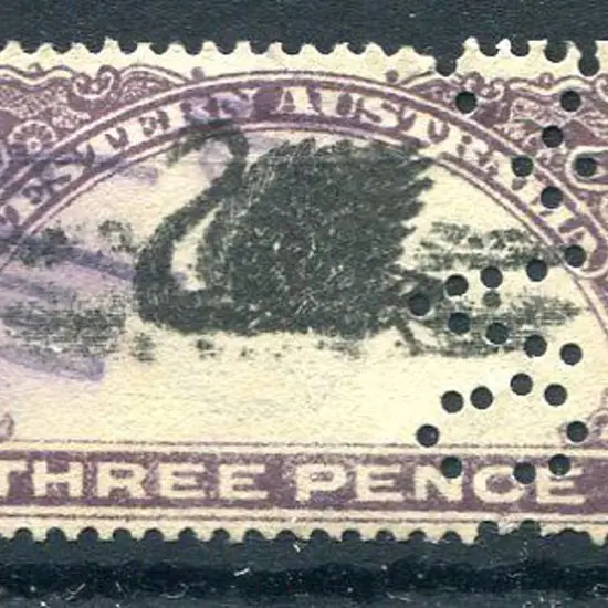 1922 3d black & violet perf.14 with W Crown A wmk. ...
