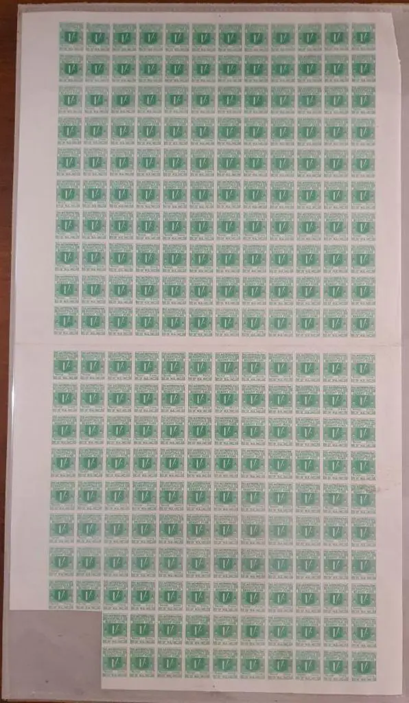 1940's 1/- green Metropolitan Hospitals Benefit ... Image 1++