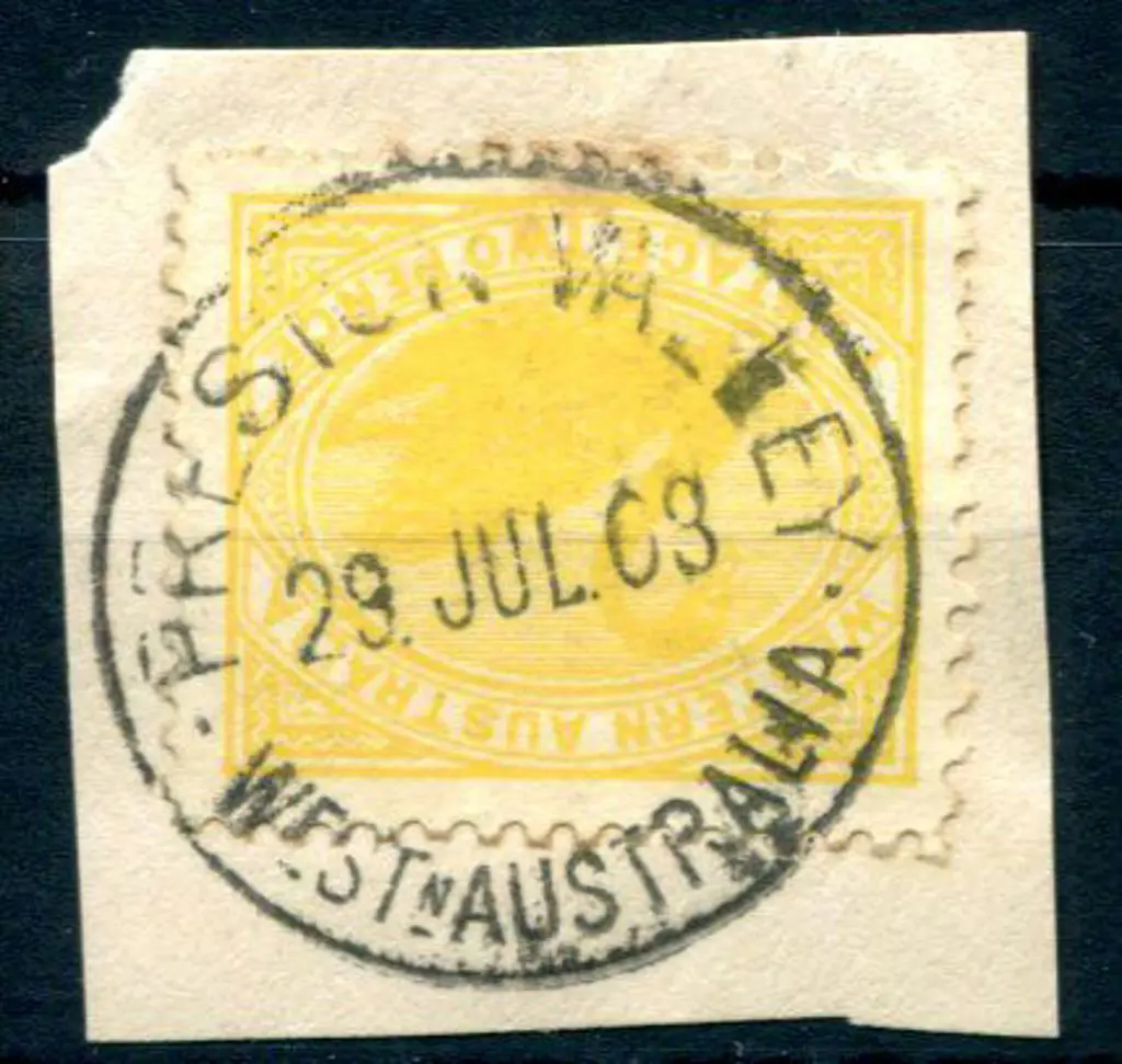 Preston Valley D27 on 2d yellow swan dated 29 JUL ... Image 1++
