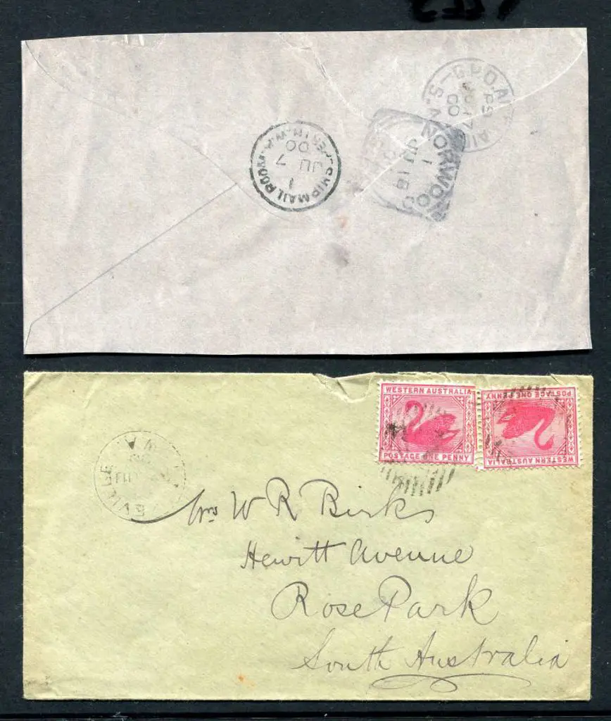 1900 (1st July) Lockville proving cover for 12 Bar ... Image 1++