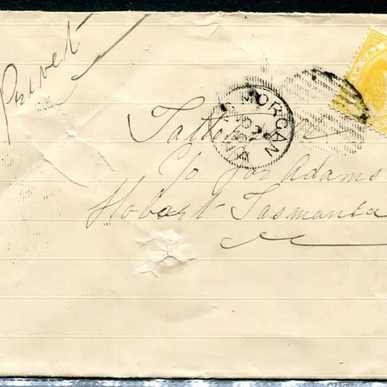 1901 (28th Nov) Mt Morgan proving cover for 13 bar ...