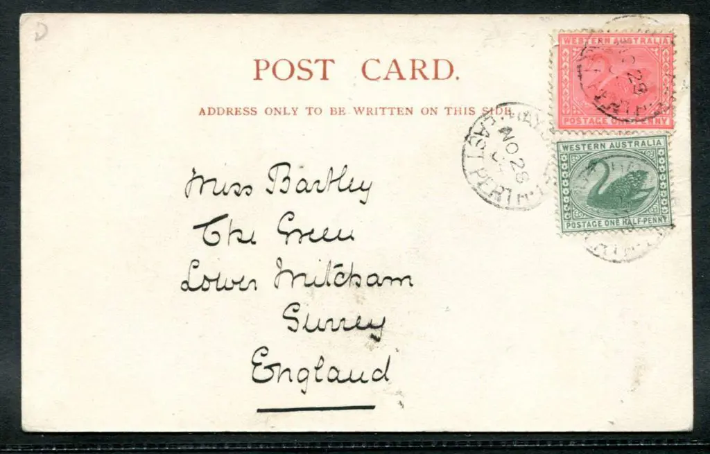 1904 (28th Nov) "Governor's Residence, Perth, WA" ... Image 1++