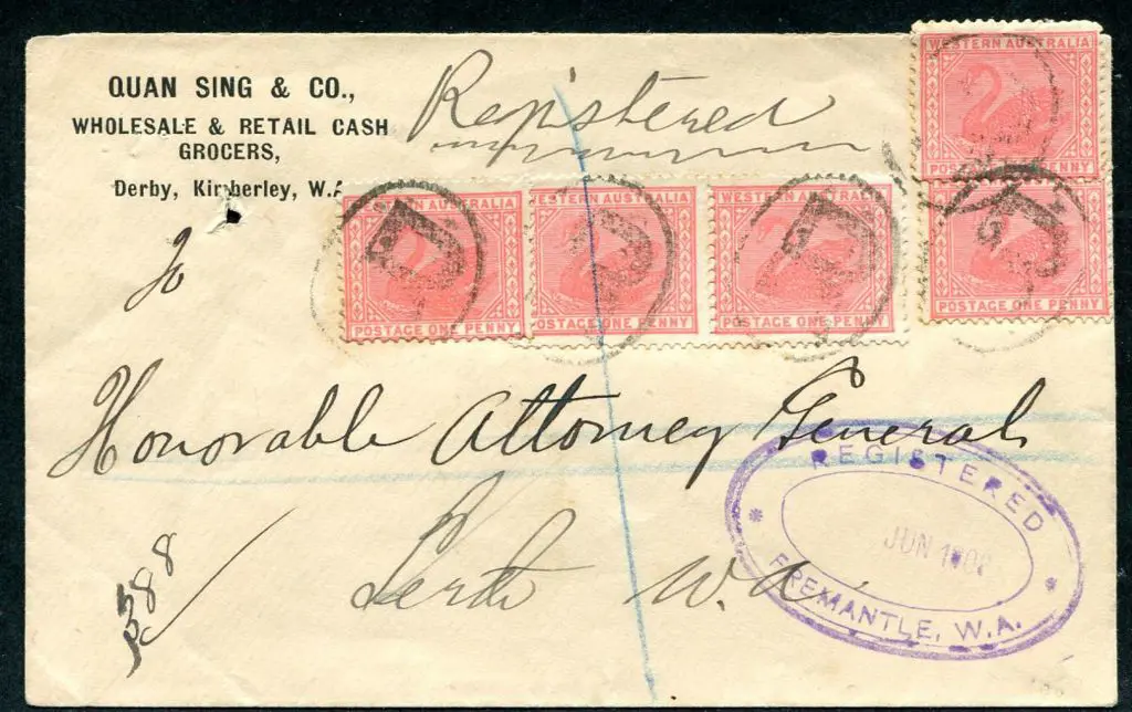 1908 (15th Jun) "Quan Sing & Co., Wholesale & ... Image 1++