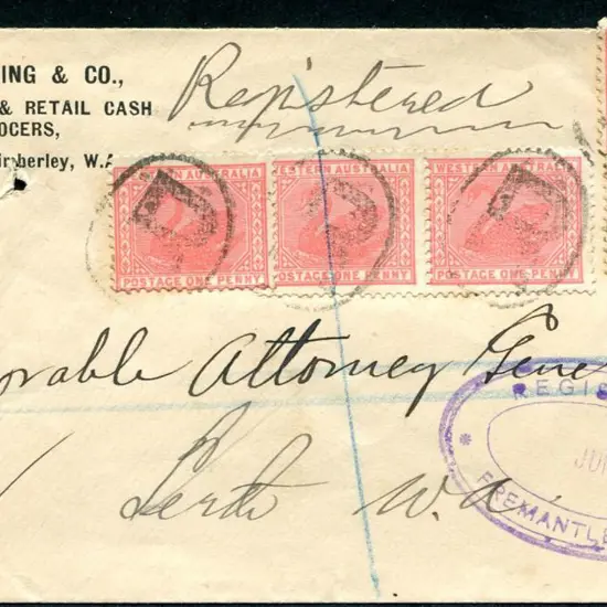 1908 (15th Jun) "Quan Sing & Co., Wholesale & ...