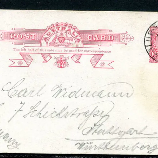 1912 (17th Jul) 1d red KGV Post Card cancelled by ...