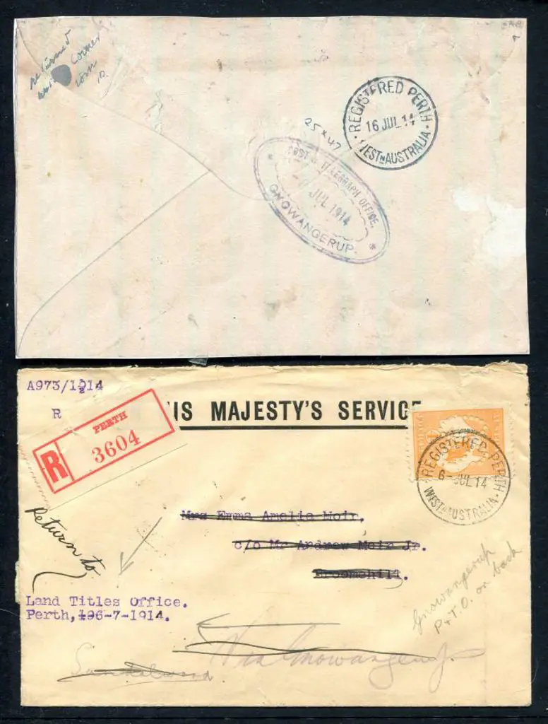 1914 (6th Jul) Perth Registered OHMS Land Titles ... Image 1++
