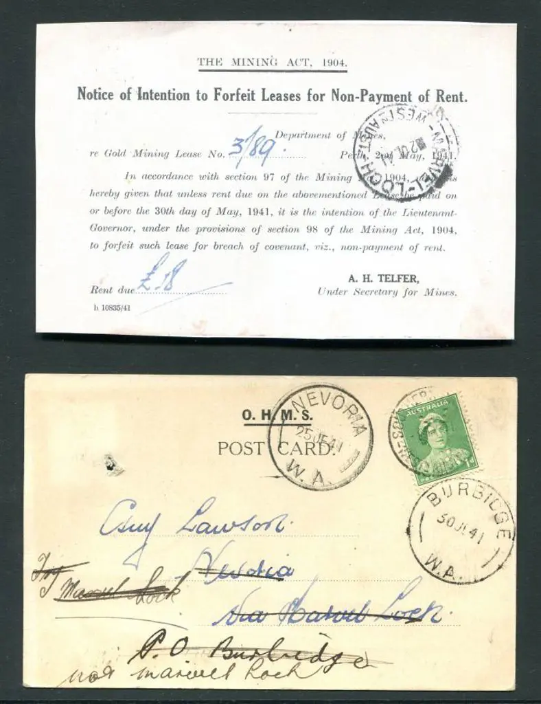 1941 (8th May) " The Mining Act 1904 Notice of ... Image 1++