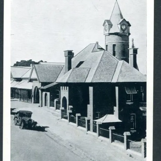 Post Office, Albany, W.A. b&w card from the Beau ...