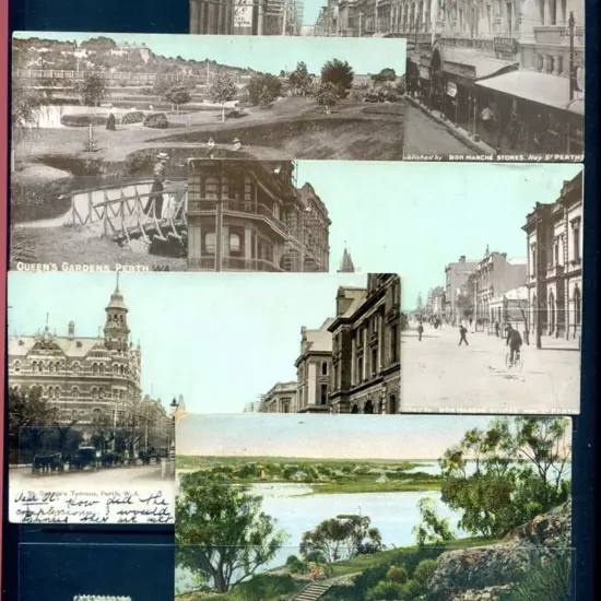 St Georges Terrace Perth fine unused, "Queen's ...