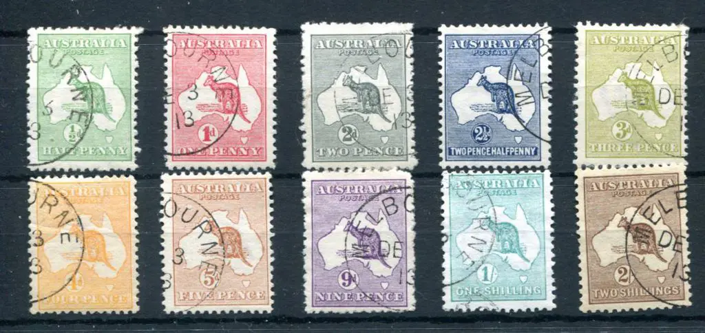 ½d to 2/- (excl 6d) all with "DE 13" (or not ... Image 1++