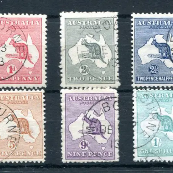 ½d to 2/- (excl 6d) all with "DE 13" (or not ...