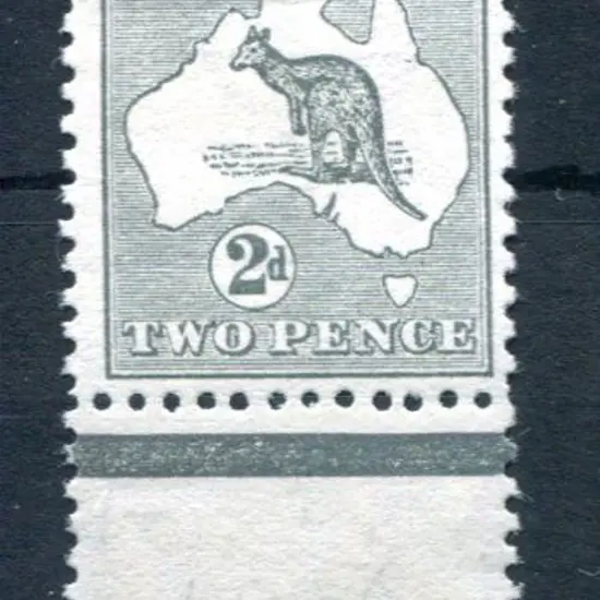 2d grey with wmk inverted. A fresh MLH ...