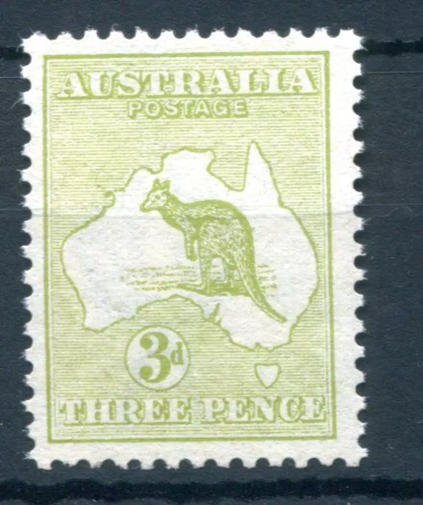 3d olive. MVLH with good centering. SG 5, ACSC ... Image 1++